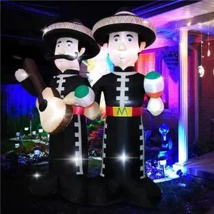 Holiday | 6ft Halloween Inflatable Mariachi Decoration With
